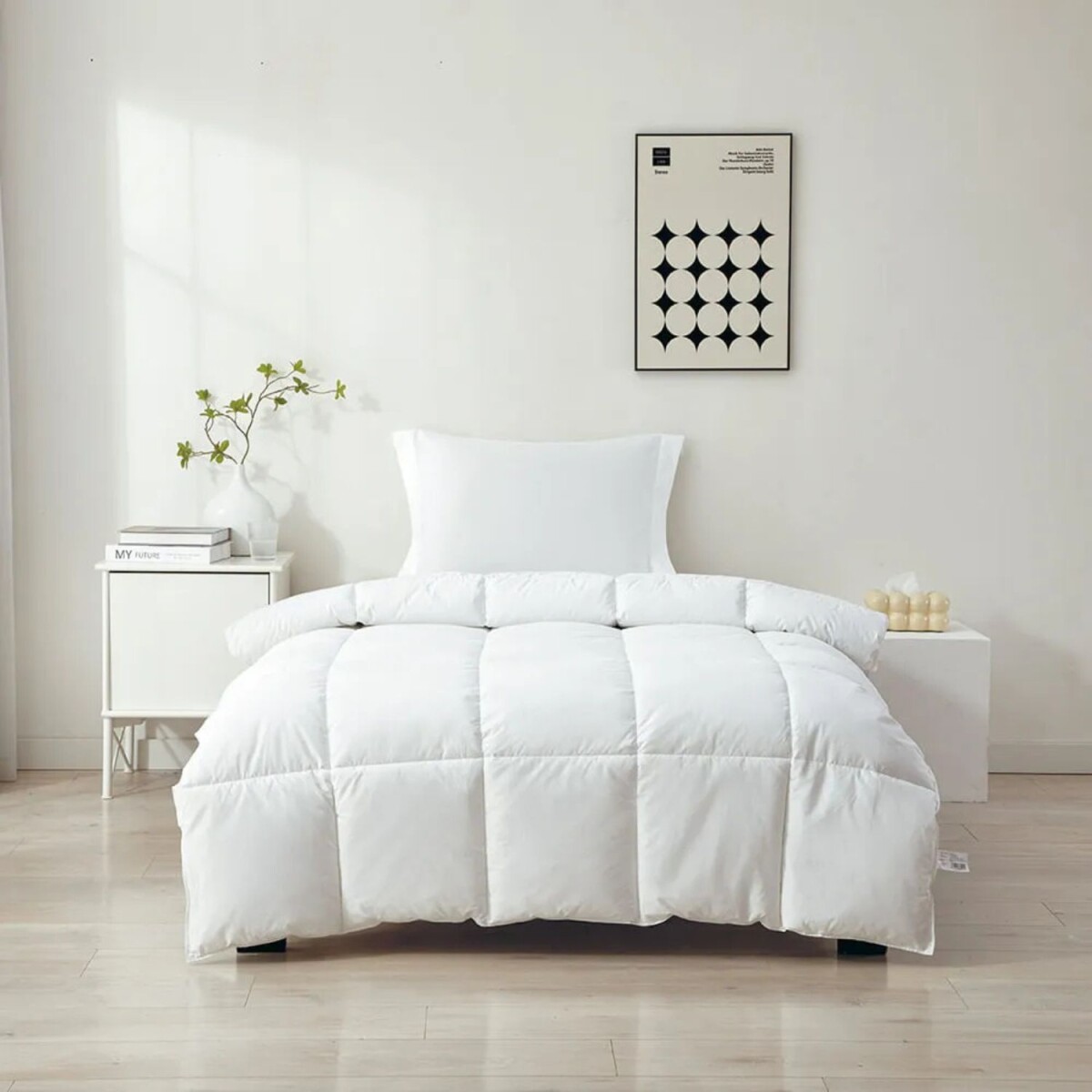 Acolchado De Plumas Dohler Home Class 150x220 cm - Blanco 