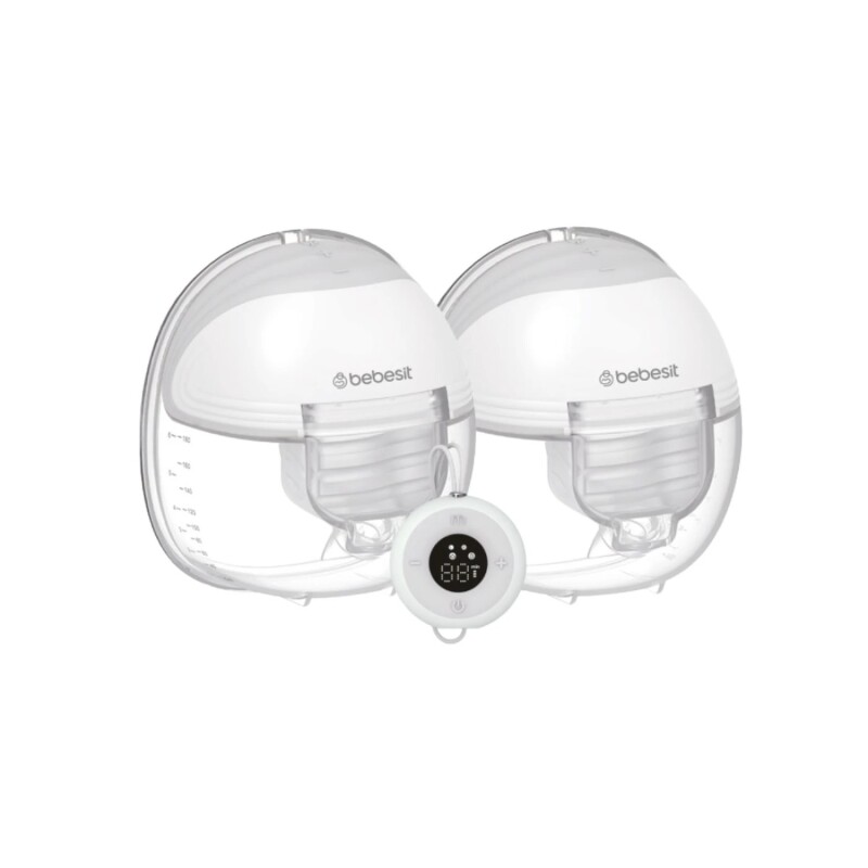 Set 2 Extractores de Leche Bebesit Portatil con control remoto Set 2 Extractores de Leche Bebesit Portatil con control remoto