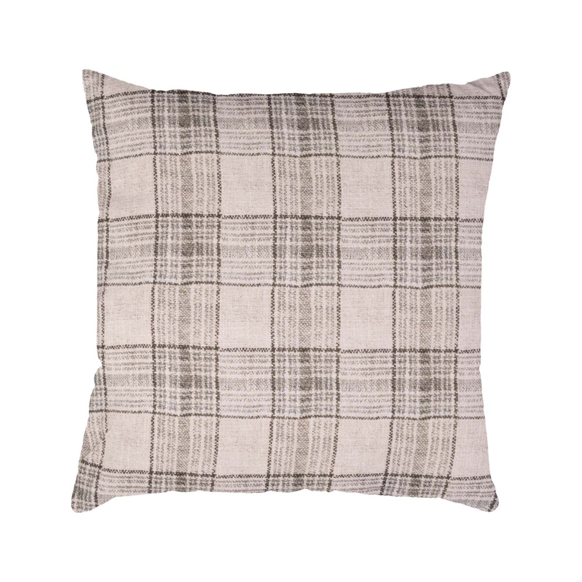 ALMOHADÓN ELIZONDO 45*45 - LINO-Y-ALGODON BEIGE/MARRÓN 