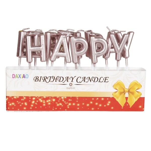 VELAS LETRAS x15 BIRTHDAY CANDLES VELAS LETRAS x15 BIRTHDAY CANDLES