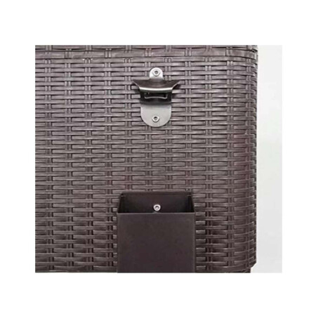 Conservadora Bar con ruedas 76L Simil Ratan