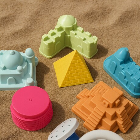 Set de Playa con Balde – Juguete Infantil con Palita y Moldes Fucsia