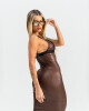 Vestido color marron U