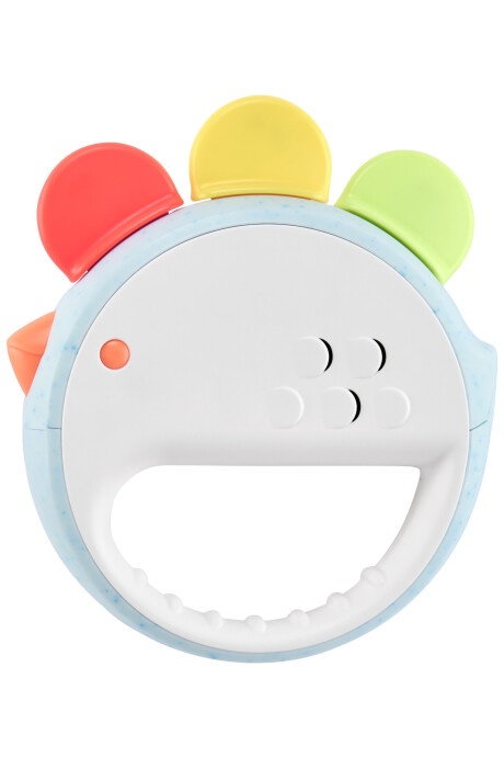 Pandereta teclado, diseño pollito Sin color