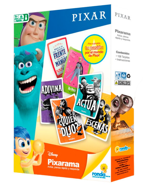 Juego pixarama Ronda Disney Pixar incluye 108 tarjetas Juego pixarama Ronda Disney Pixar incluye 108 tarjetas