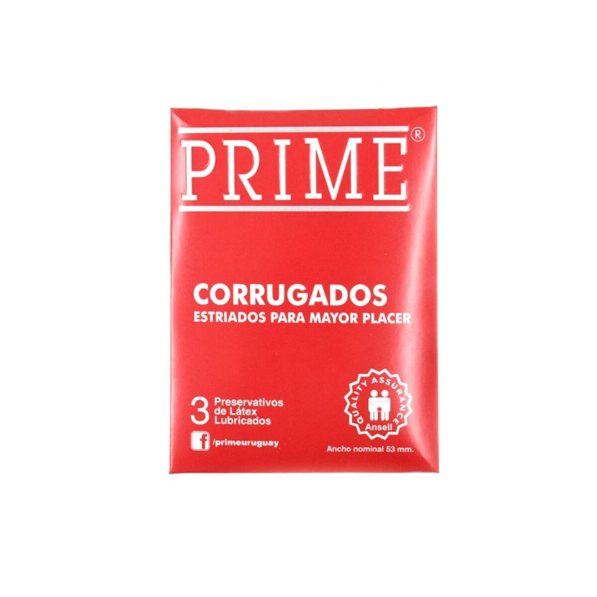 Preservativos Prime x3 - Corrugados 