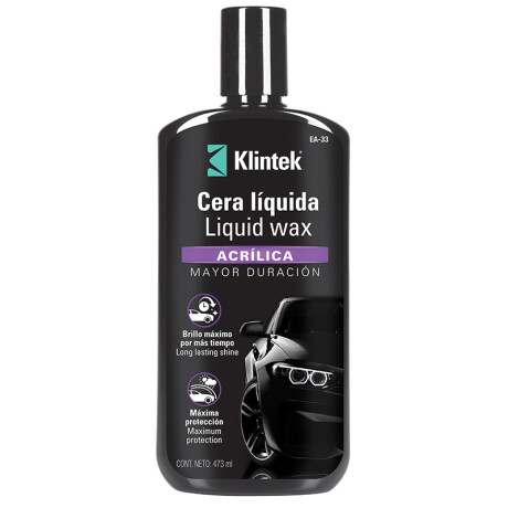 CERA LIQUIDA ACRILICA EXT.DURAC.PROT.UV 473ML KLINTEK EA-33 CERA LIQUIDA ACRILICA EXT.DURAC.PROT.UV 473ML KLINTEK EA-33