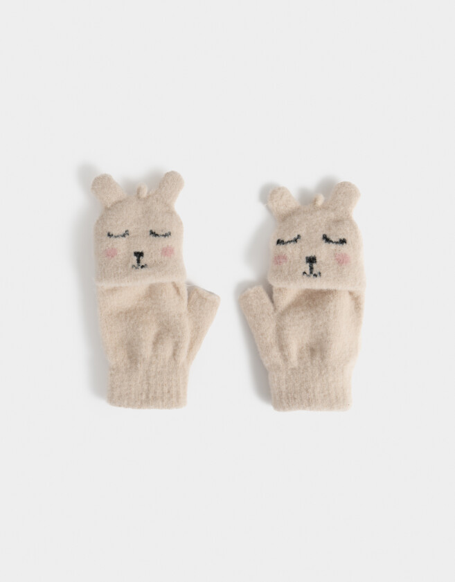 Guantes Infantiles Guantes Infantiles Animalito - Rosa Claro