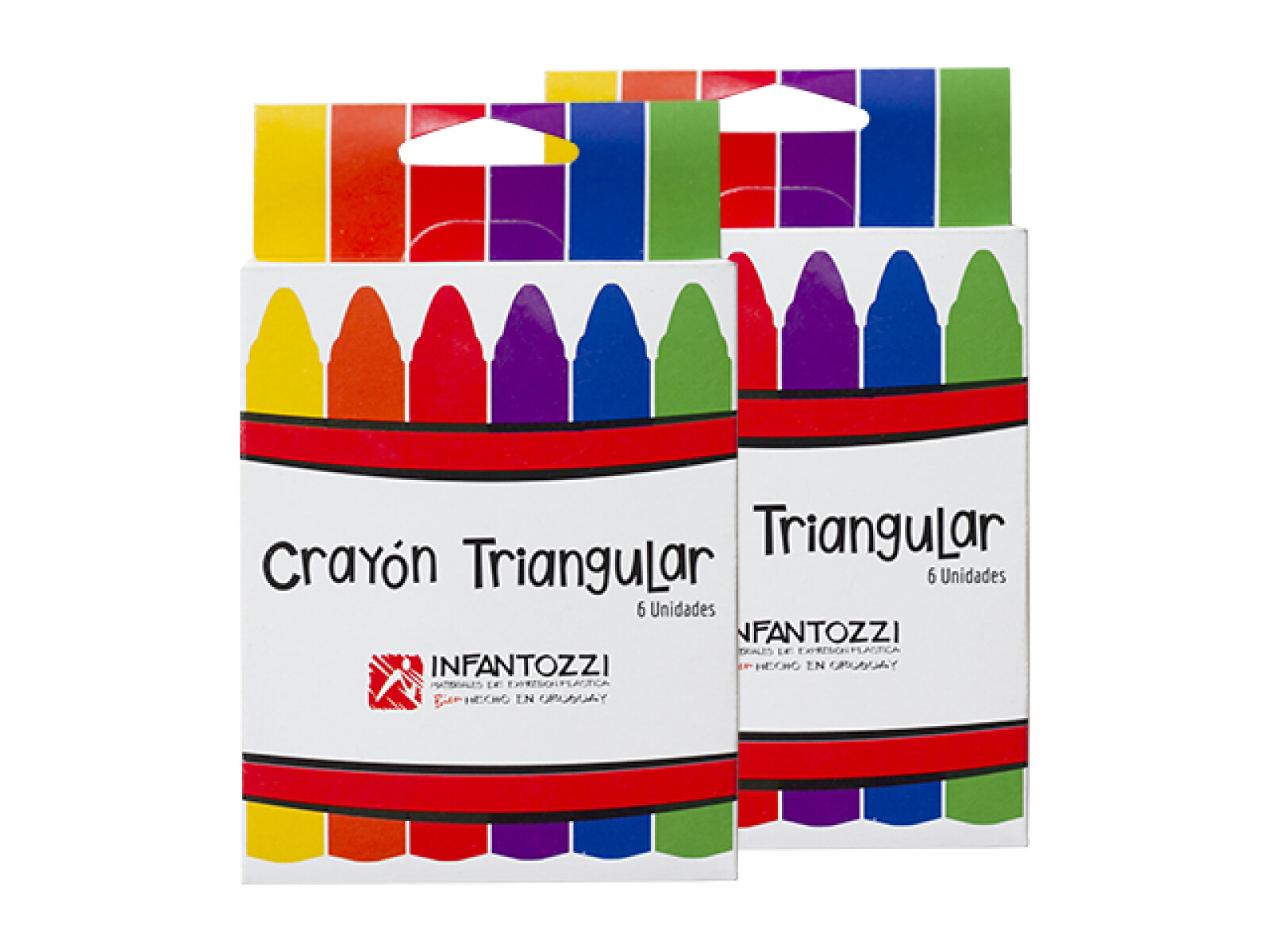Crayolas triangulares - Cartón 