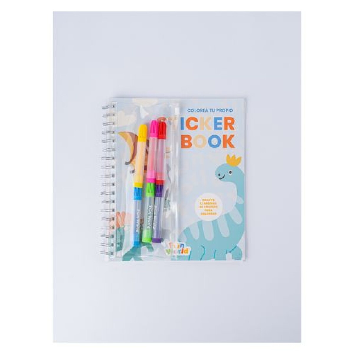Libro Stickers P/colorear Roar Fun World 