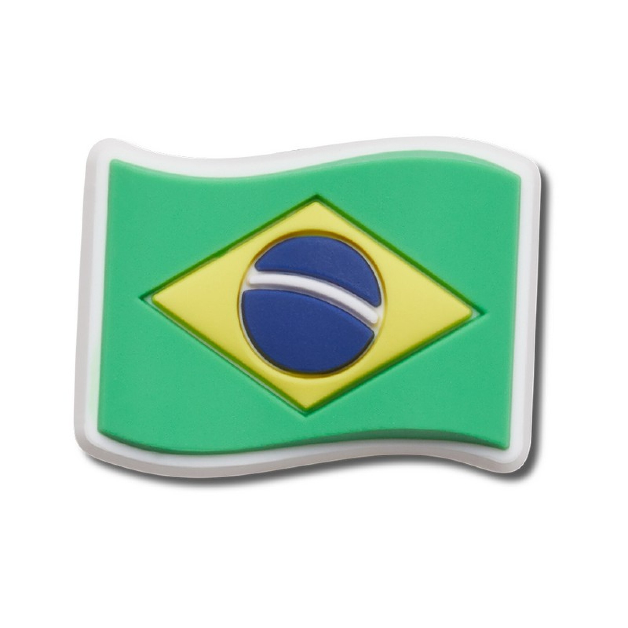 Brazil Map Flag Croc Charm – LatinosFactory