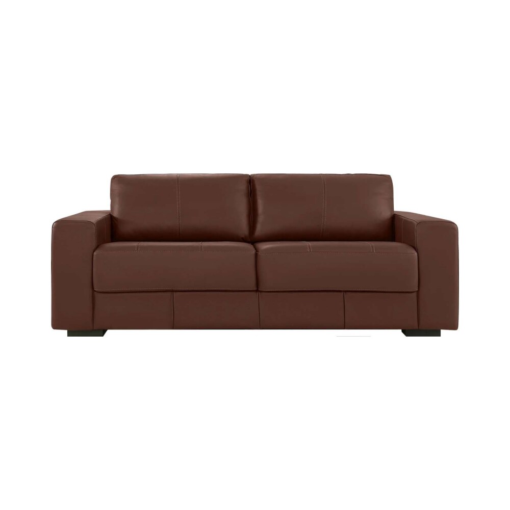JUEGO DE SILLONES CUERO TEXAS 3 + 2 CARAMELO