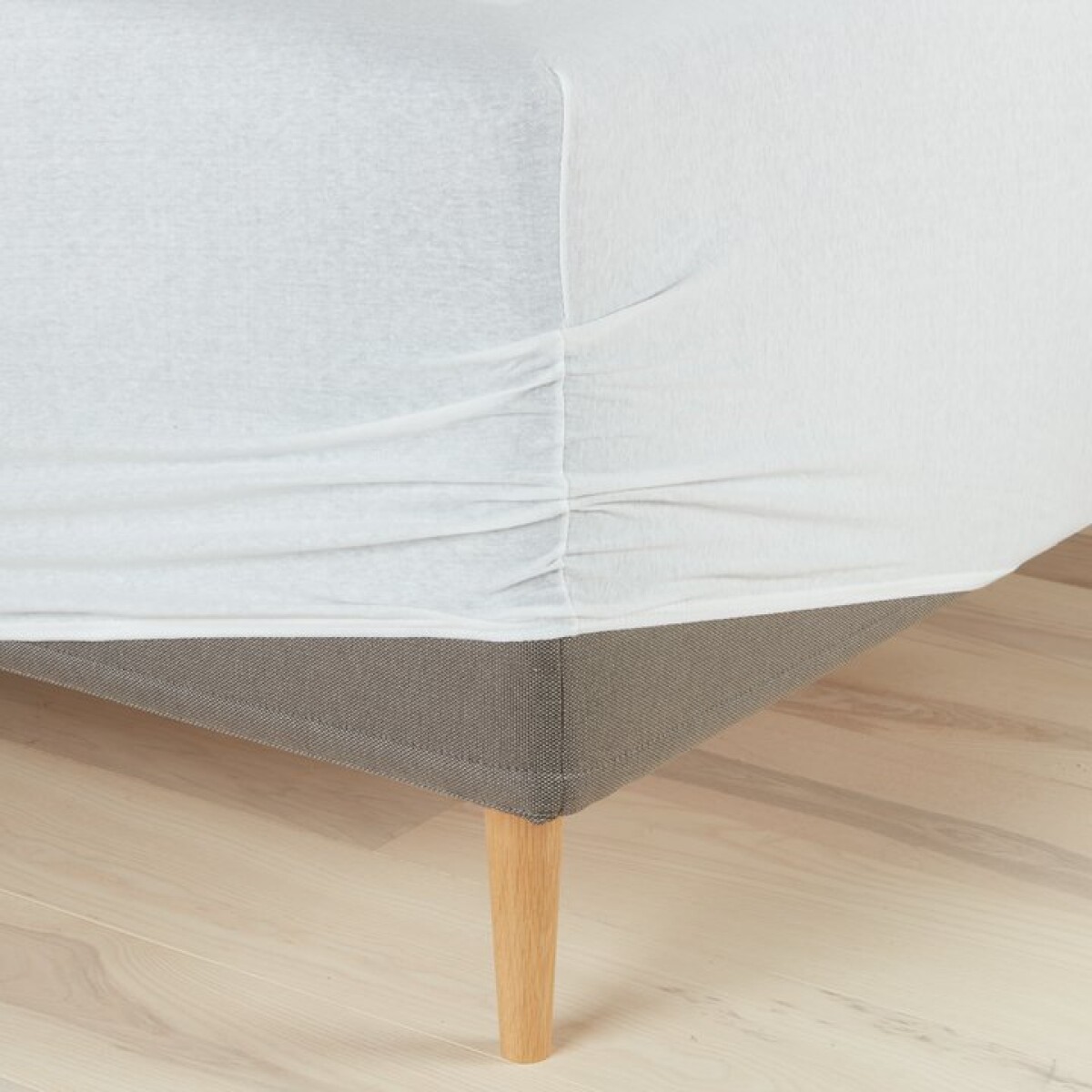 Sábana bajera jersey JENNY 140/150x200x35 blanco 