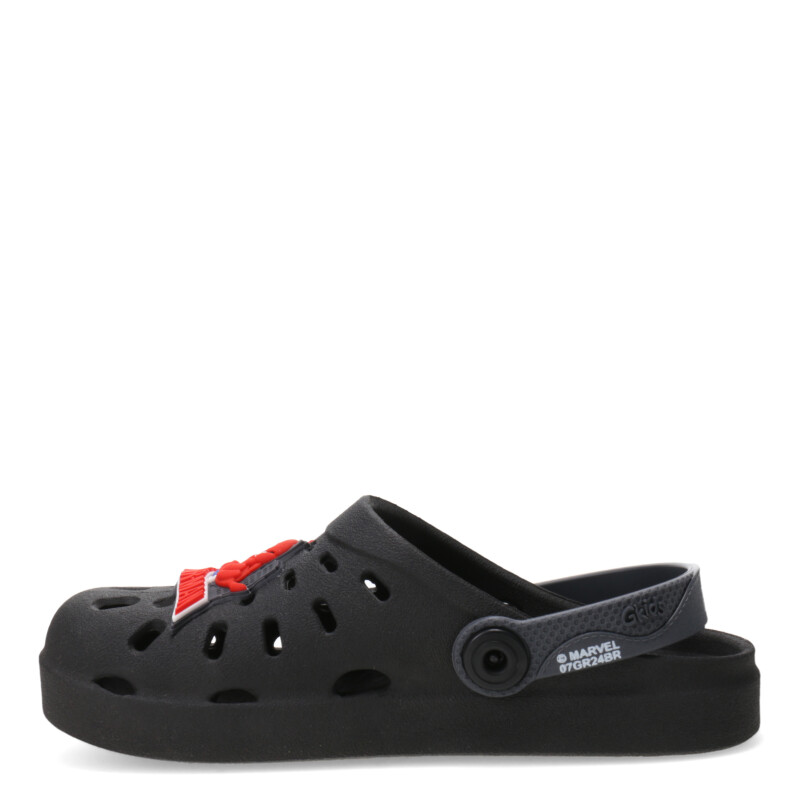 Sandalia de Niños Marvel Walkers Babuch Negro - Rojo