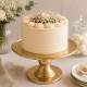Soporte de Torta 22cm x15 cm Dorado