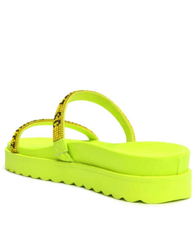 SANDALIA VERDE FLUOR Verde