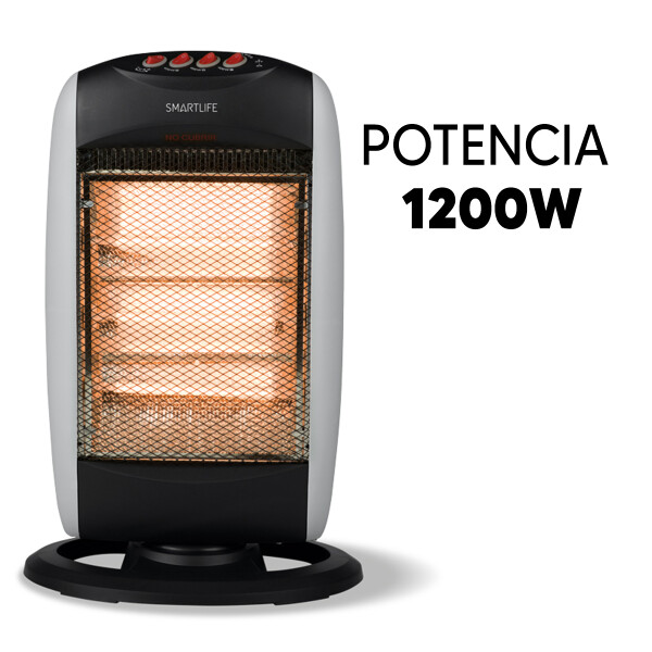 Estufa Halógena Smartlife Sl-hh120 ESTUFA HALOGENA SMARTLIFE SL-HH120 AP