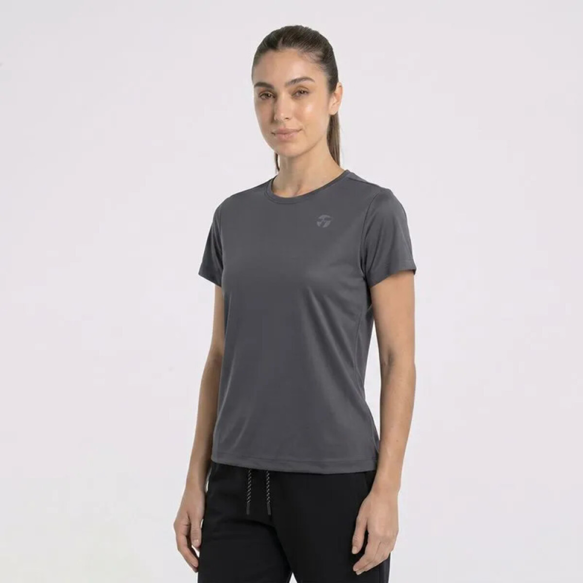 T-SHIRT MC WMN RNG GD - GRIS MAGNET 