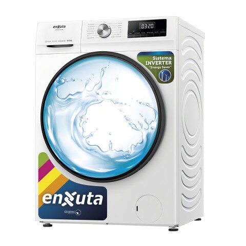 Lavasecarropas automático Enxuta inverter hasta 10.5kg 220V color blanco Lavasecarropas Automático Enxuta Inverter Hasta 10.5kg 220v Color Blanco