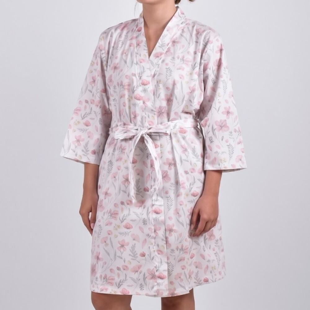 Bata Damas Flores Rosa G/XG