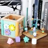 Cubo KABI 5 en 1 madera - colores pastel Cubo KABI 5 en 1 madera - colores pastel
