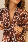 BLUSA MONINE COCOA DOE PATCH BLUSA MONINE COCOA DOE PATCH