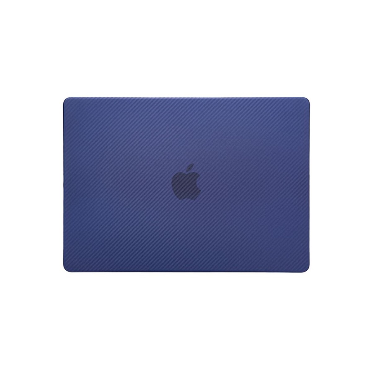 Carcasa protectora hardsell fibra carbono para macbook 13' 2020 devia Peony blue