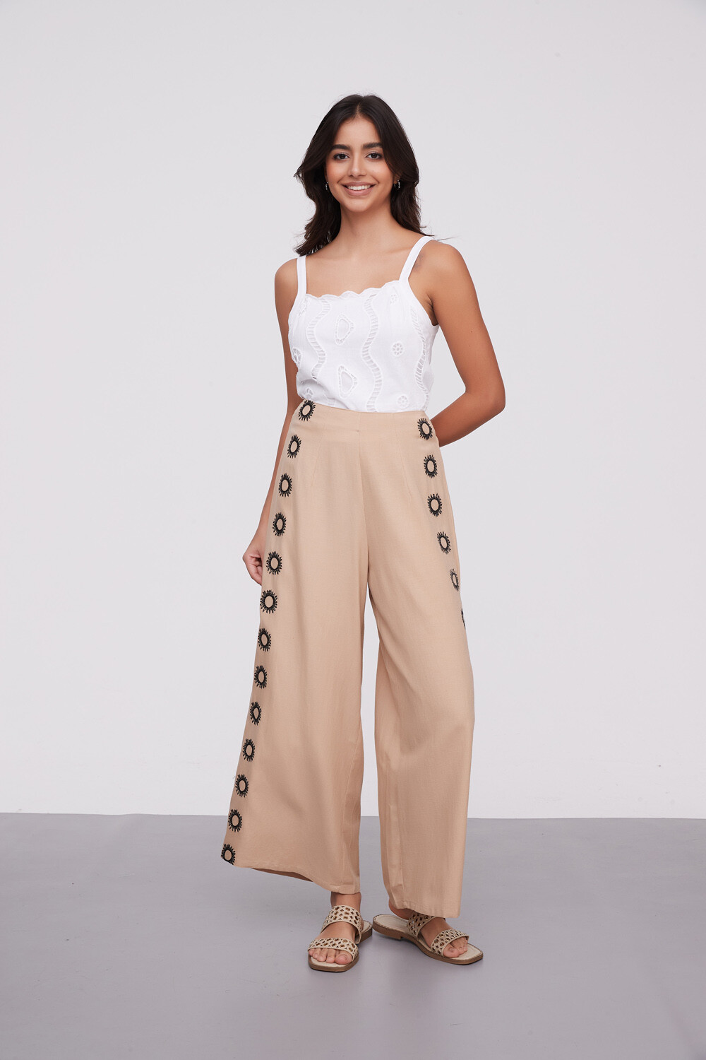 Pantalon Vickie Beige