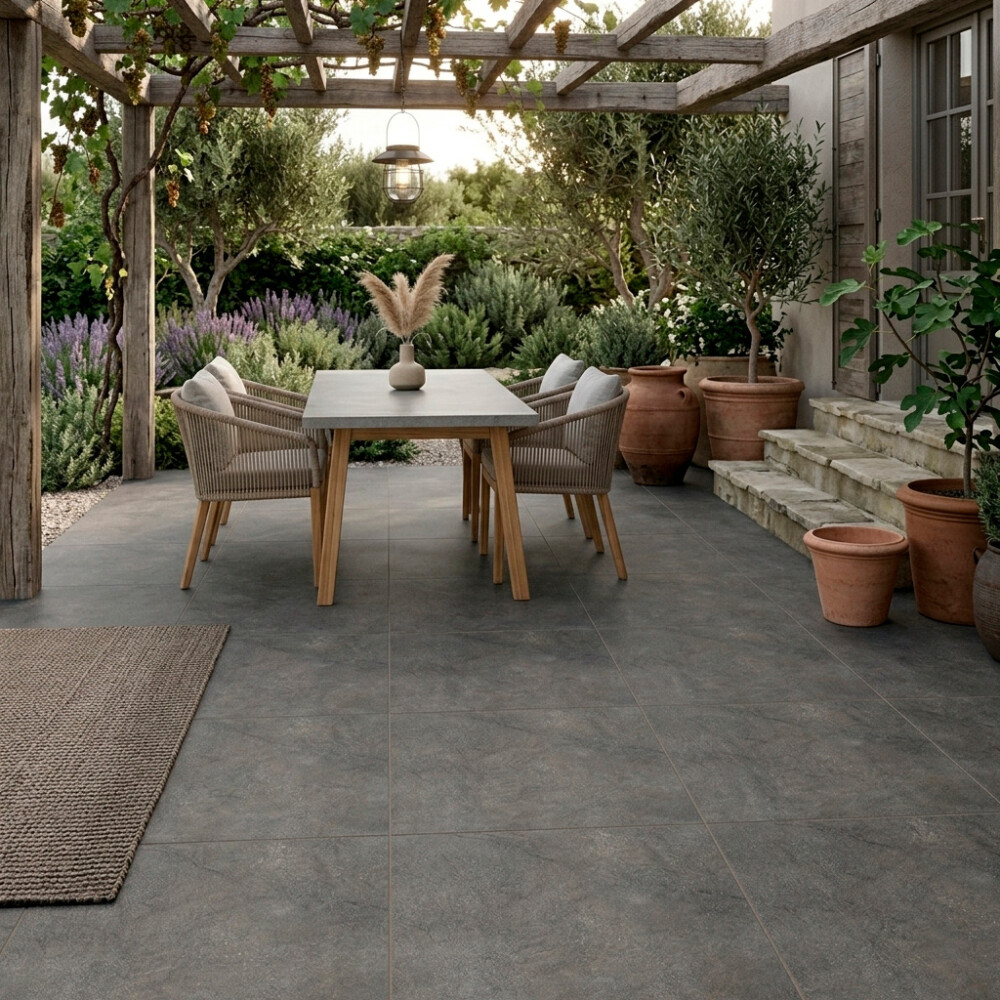 CERÁMICA NATURAL DÓXA DARK EXT AC RECTIFICADO "A" 73X73 CM Cerámica Natural Dóxa Dark Ext Ac Rectificado "a" 73x73 Cm