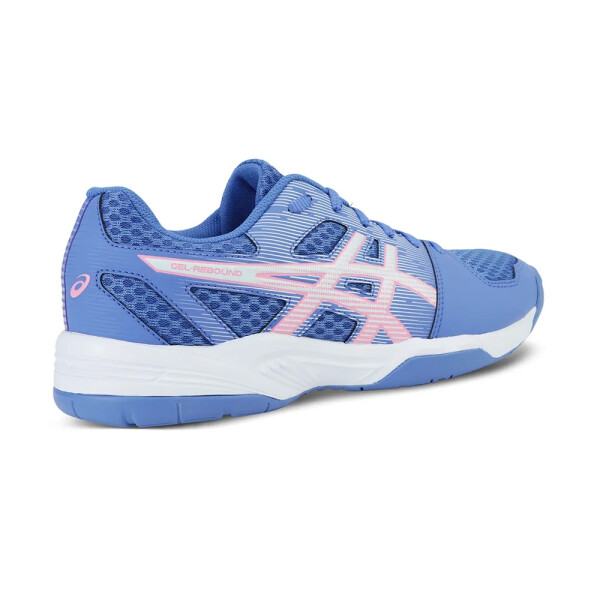 Zapatillas Championes De Tenis Deportivos Para Mujer Asics Gel-Rebound Azul y Rosa