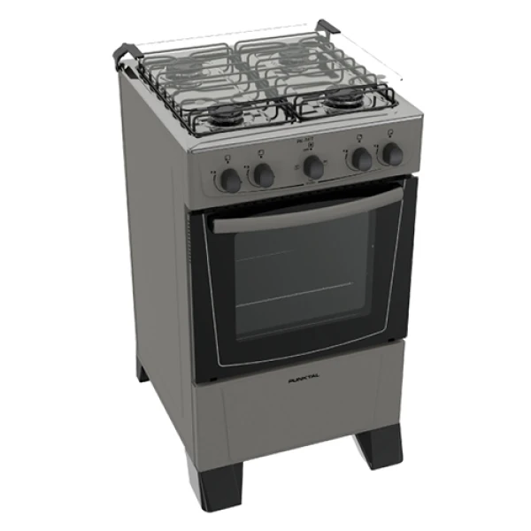 COCINA PUNKTAL PK-CC6617 4H + HE GRIS -Combinada Sin color