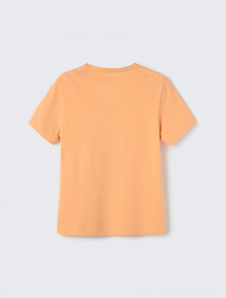 CAMISETA BÁSICA INFANTIL NARANJA