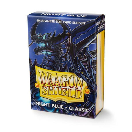 Dragon Shield Night Blue 60 Sleeves (Japanese) Dragon Shield Night Blue 60 Sleeves (Japanese)
