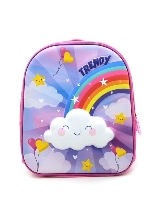 Mochila 3D arcoíris Rosado