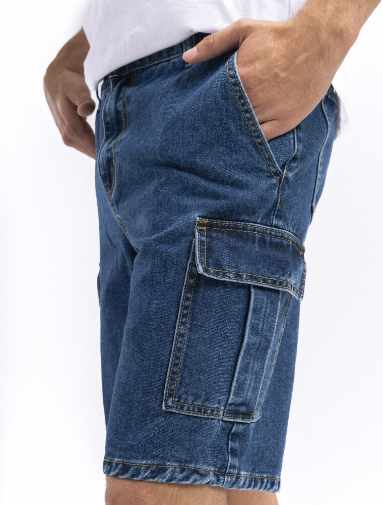Bermuda Jean Cargo Marino