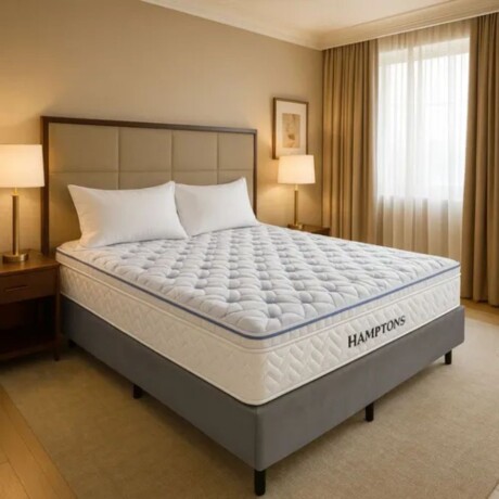 Sommier Queen THM Hybrid Rhenium Gris