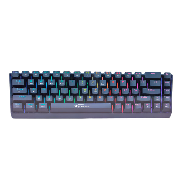 Teclado Mecánico Inalámbrico Gamer RGB Xtrike Me GK-995W BK Color Negro
