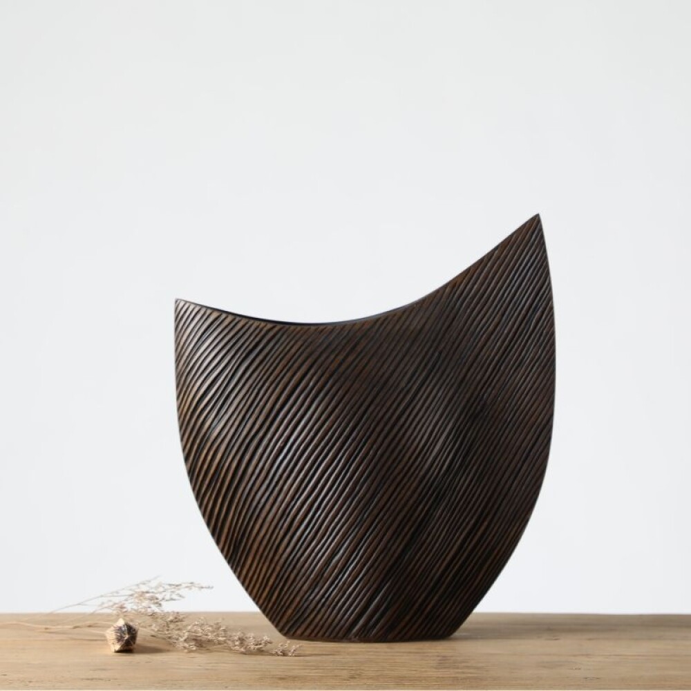 Corteza Curvo Ébano Grande Corteza Curvo Ébano Grande