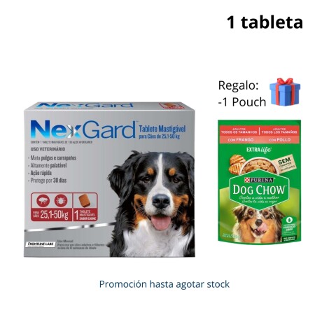 NEXGARD GG PERROS DE25 - 50 KG X 1 COMP Nexgard Gg Perros De25 - 50 Kg X 1 Comp