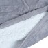 Manta Buzo Canguro Con Capucha Corderito Invierno Suave Variante Color Gris