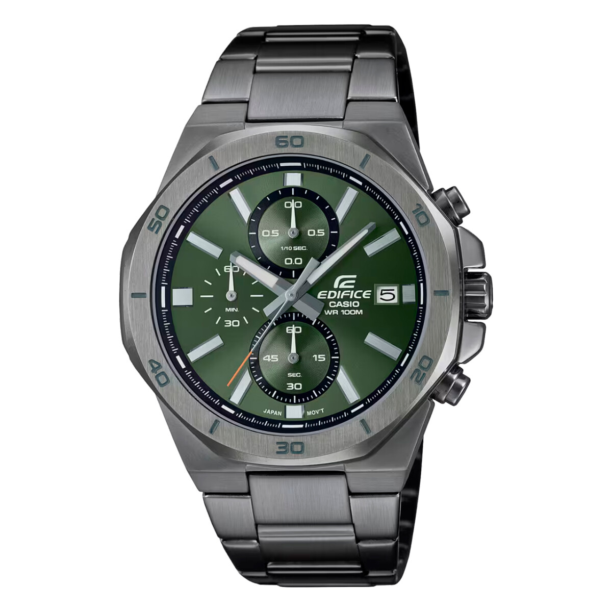 Reloj Edifice Efv640Dc-3Avudf En Acero Inoxidable Plata 