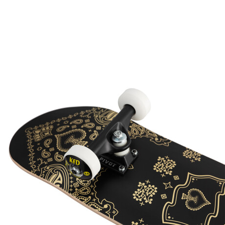Skate Completo KFD Progressive Premium - Bandana Foil 7.75" - Gold Skate Completo KFD Progressive Premium - Bandana Foil 7.75" - Gold