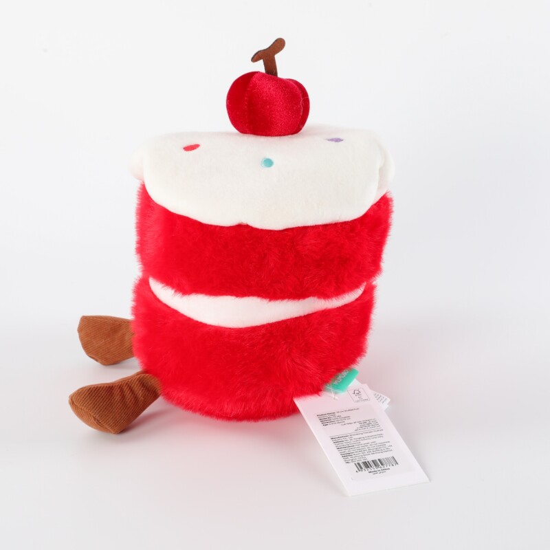 PELUCHE DE FRUTA 23 CM (PASTEL DE CEREZA) PELUCHE DE FRUTA 23 CM (PASTEL DE CEREZA)