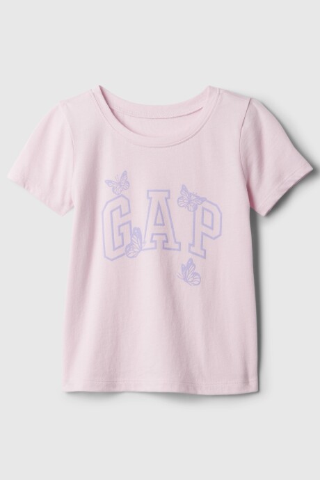 Remera Logo Gap Toddler Niña Light Peony