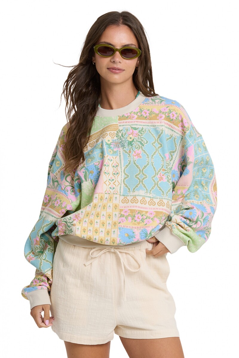 SWEATER LOVE CRUSH KENDAL CREW FLC B-blanco