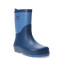 Bota de Niño Croco Kids BORKE de lluvia bicolor Azul