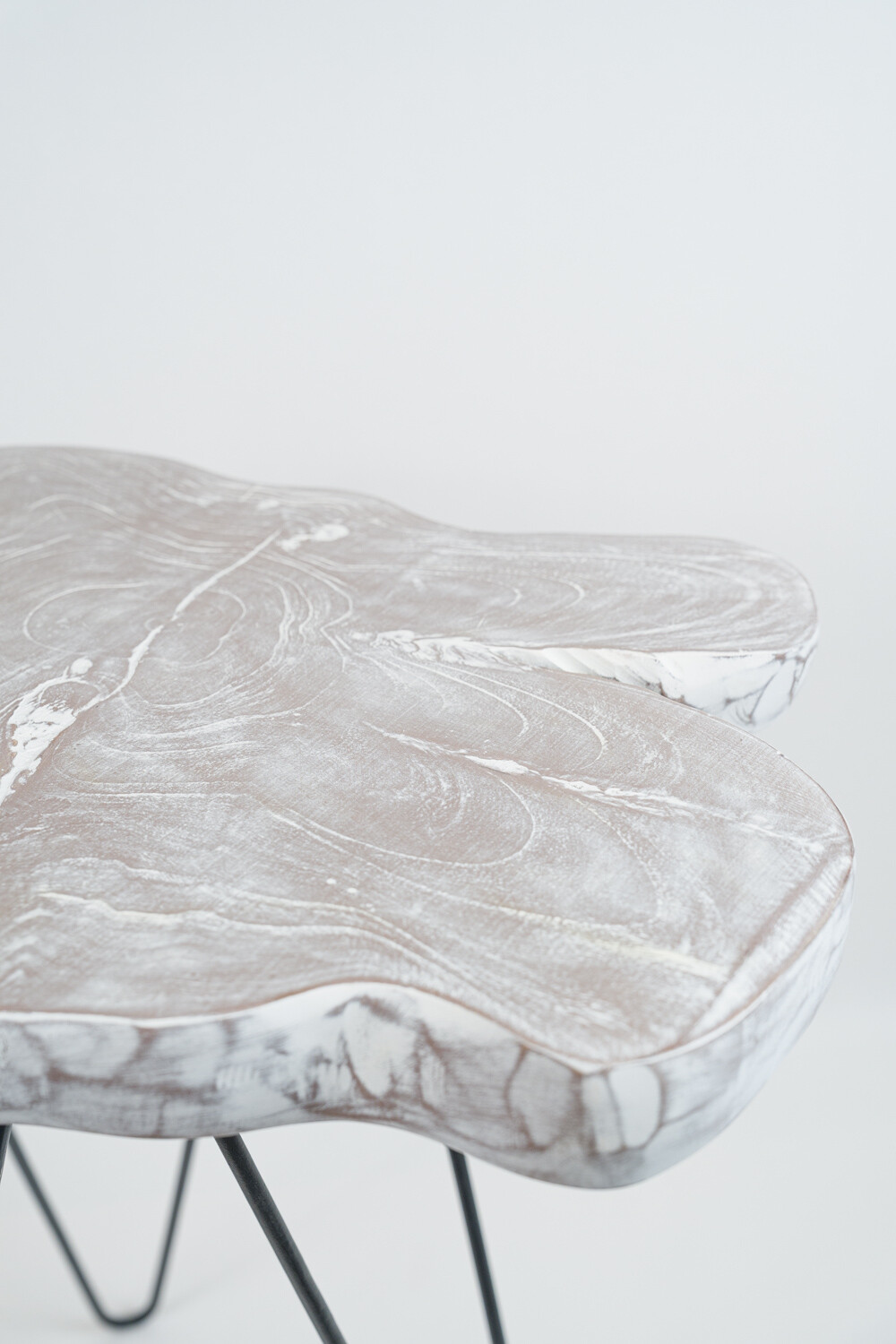 Mesa Lateral Liberté White Wash Color Unico