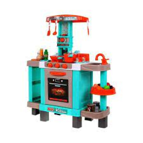 Cocina kids cook en verde y naranja Cocina kids cook en verde y naranja