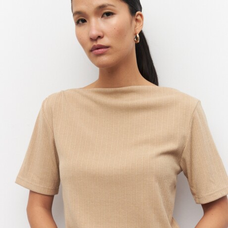 REMERA MORENA Beige Melange