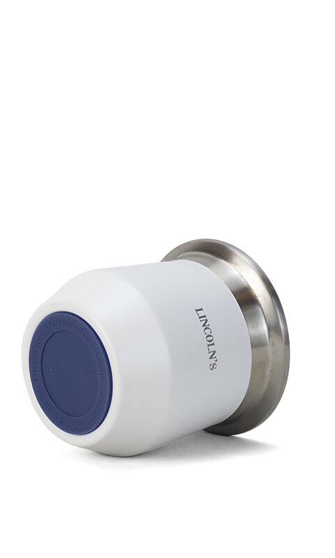 MATE TUNEZ ACERO INOXIDABLE BLANCO